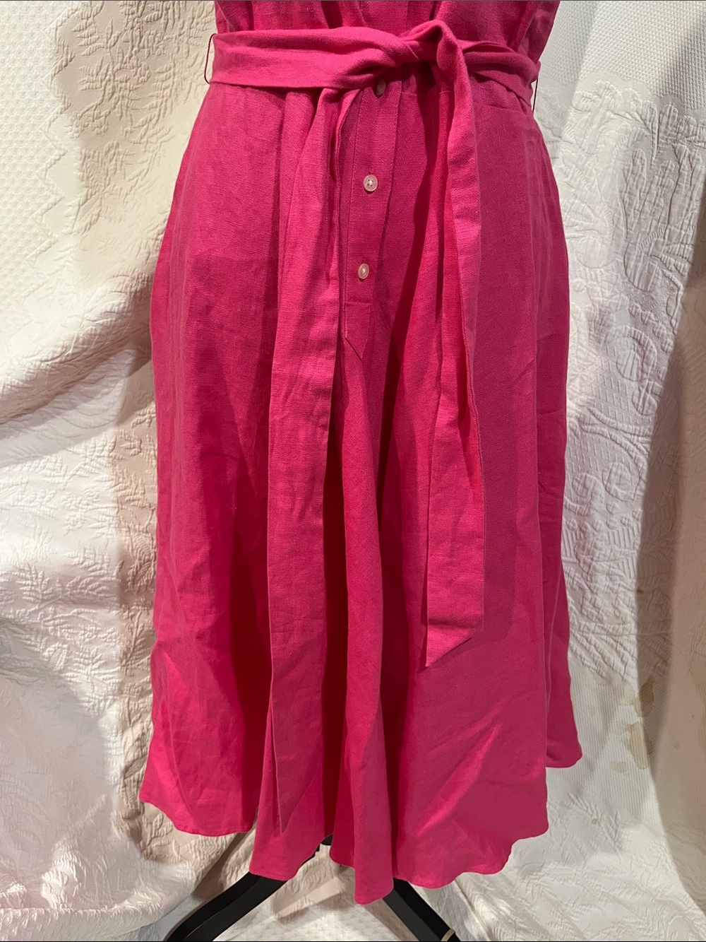 Lauren Ralph Lauren linen halter shirt dress, size 8 - Picture 5 of 13